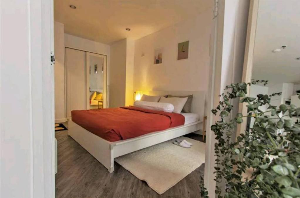 Cozy 1Br Walk To Bts And Airport Rail Link Close To Malls G7 Банкок Екстериор снимка