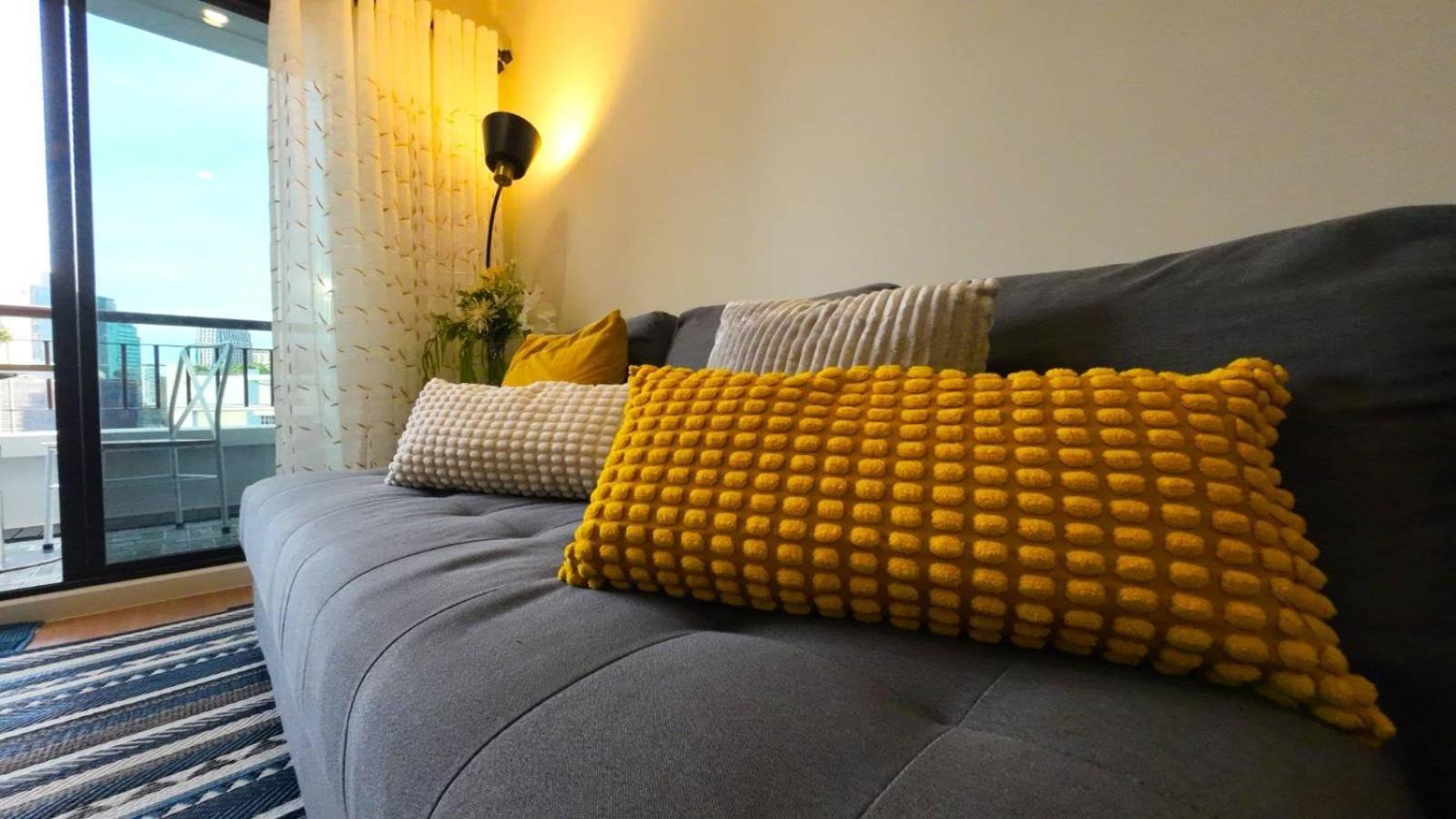 Cozy 1Br Walk To Bts And Airport Rail Link Close To Malls G7 Банкок Стая снимка